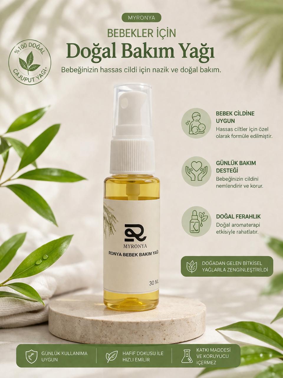 Bebek Bakım Yağı Kolik Bebekler İçin